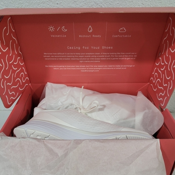 Lane Eight Relay Trainer Sneaker, Men's white New 11.5 - Picture 10 of 11